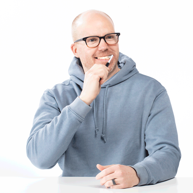 Simon Cooper, founder of Nada toothbrush