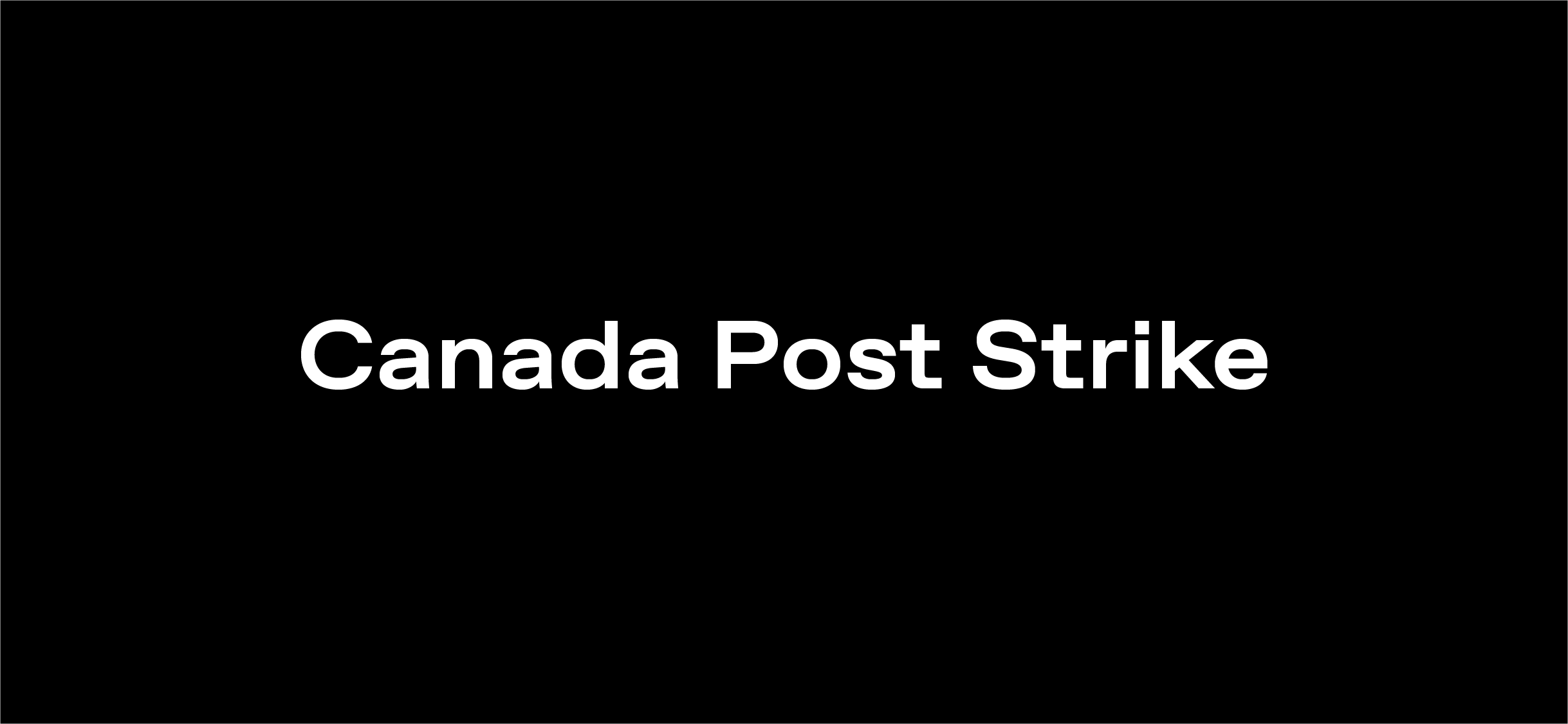 Canada Post Strike