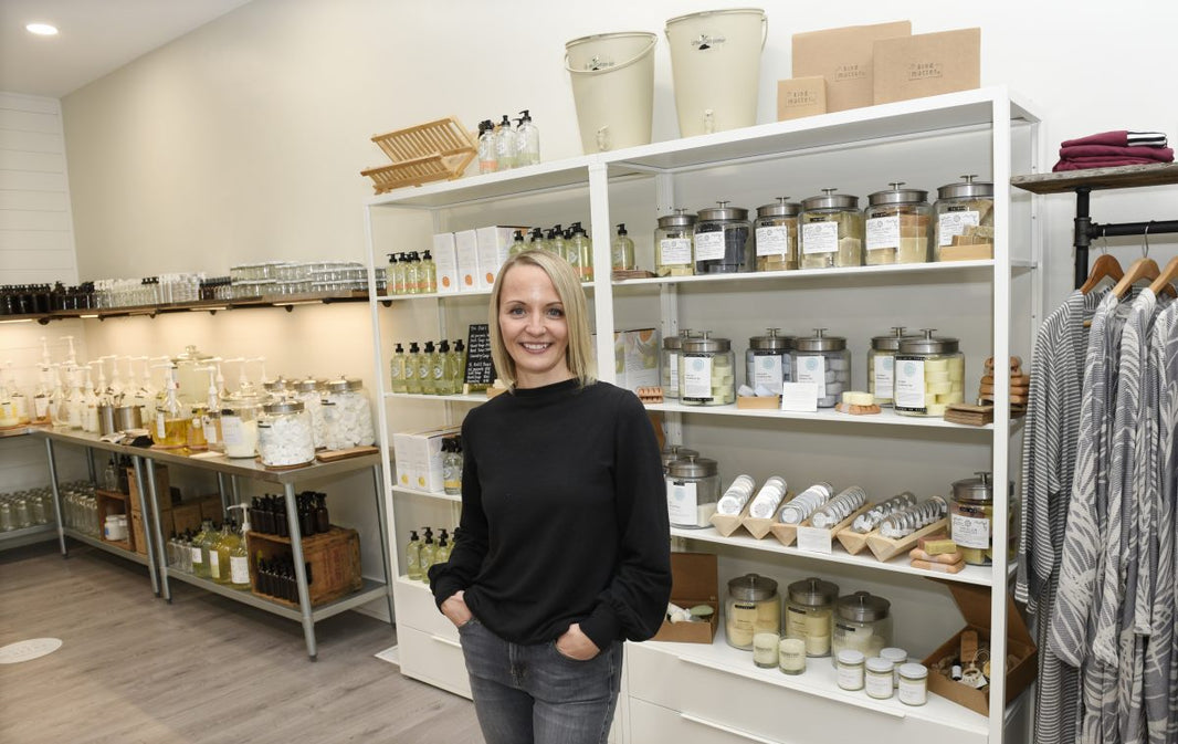 Laura Newton of the Kind Matter eco-friendly shop