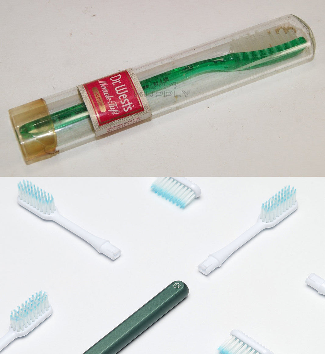 Dr. West Toothbrush and a new, eco-friendly Nada Toothbrush