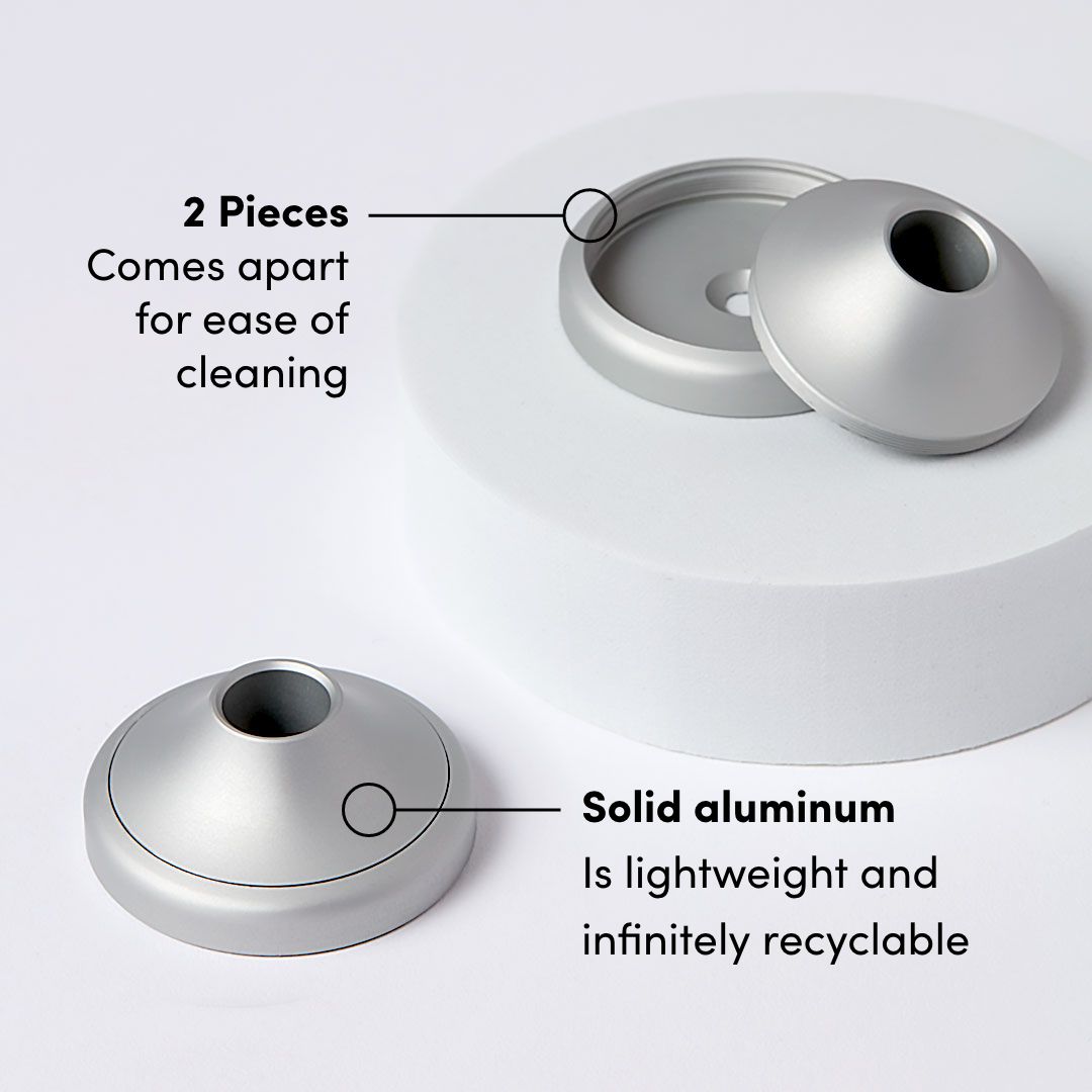 Nada aluminum toothbrush stand