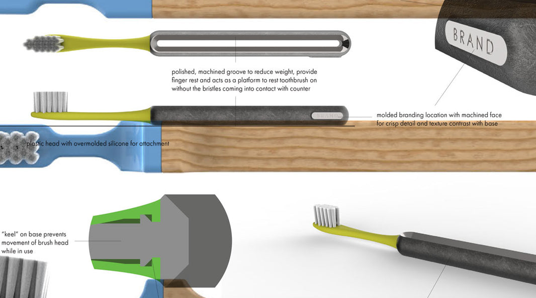 Image of toothbrush design renderings