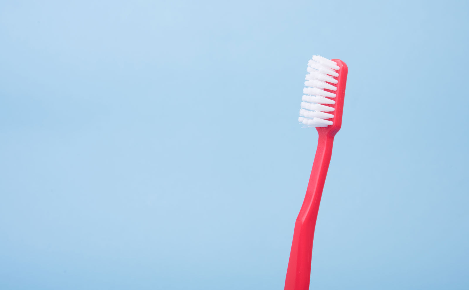 Disposable plastic toothbrush