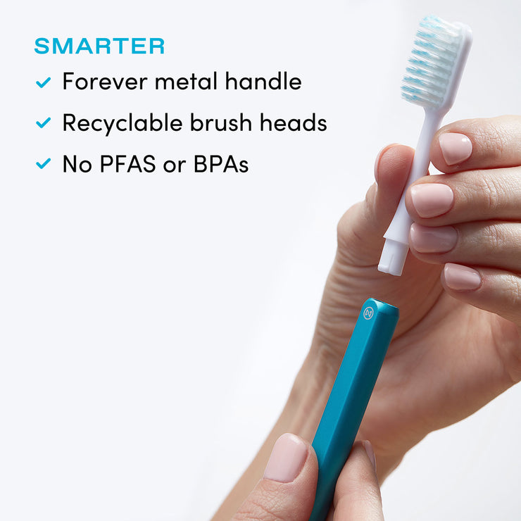 Nada eco friendly Toothbrush with hand removing brush head