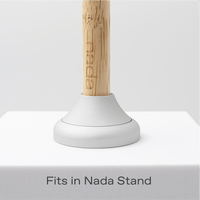 Nada Bamboo Toothbrushes in Nada Aluminum Stand