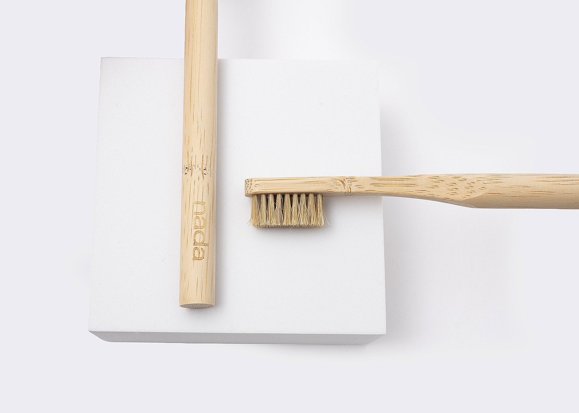 Nada All Natural Moso Bamboo Toothbrush with Boar Hair Bristles