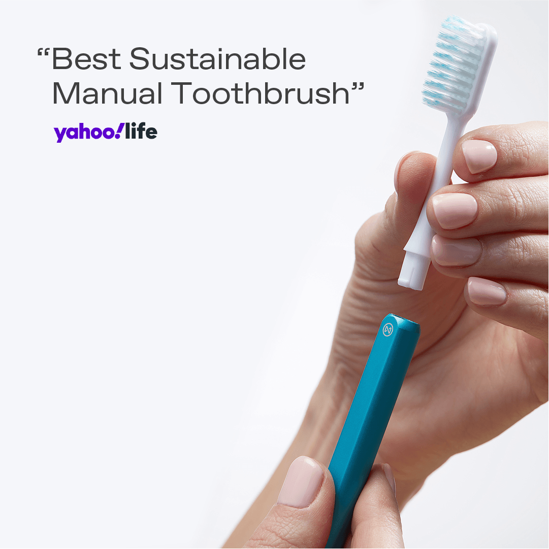 Nada ranked "Best Sustainable Manual Toothbrush" by Yahoo! Life