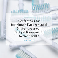 Nada Toothbrush Heads with Quote