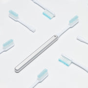 Silver Nada Toothbrush with recyclable toothbrush heads