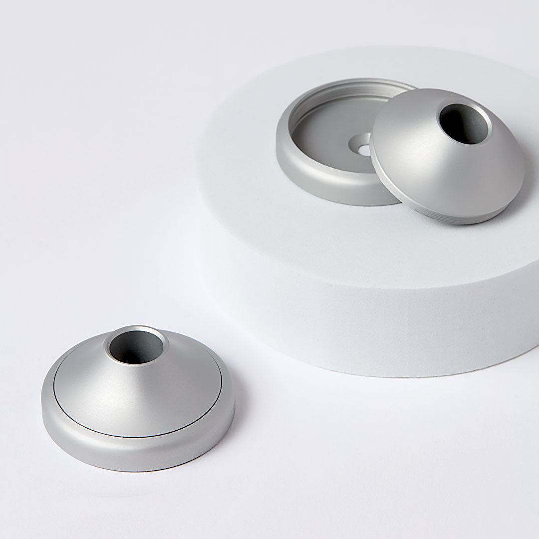 Closeup of Nada Toothbrush Aluminum Stands