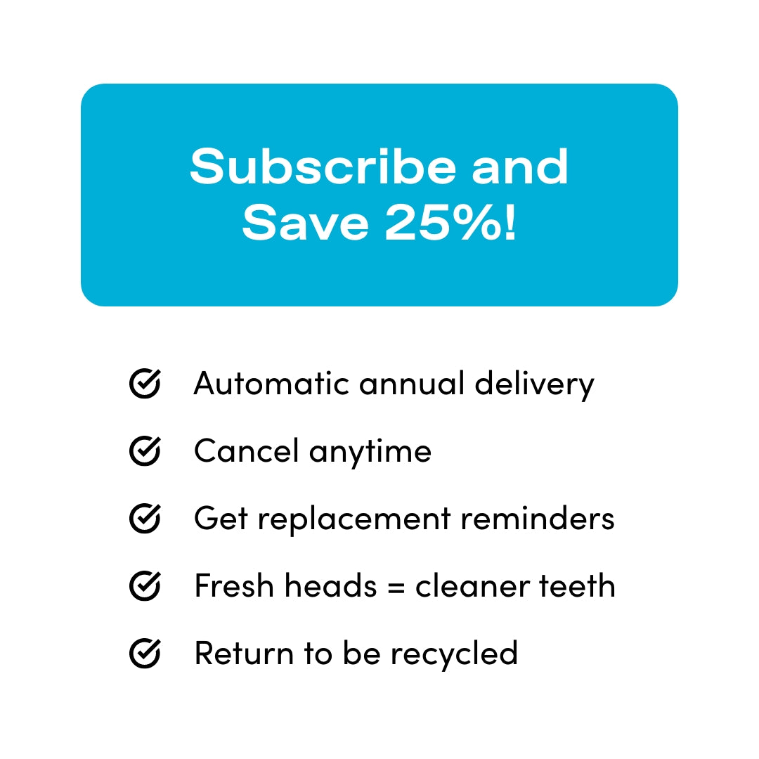 Nada Toothbrush subscription benefits – save 25%