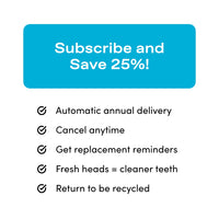 Nada Toothbrush subscription benefits – save 25%