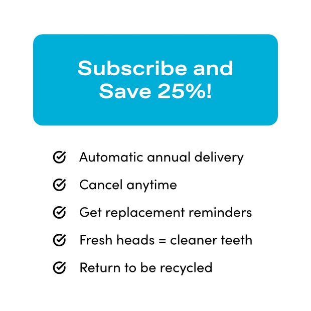 Nada Toothbrush subscription benefits – save 25%