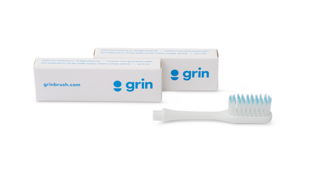 Grin Toothbrush Replacement Brush Heads
